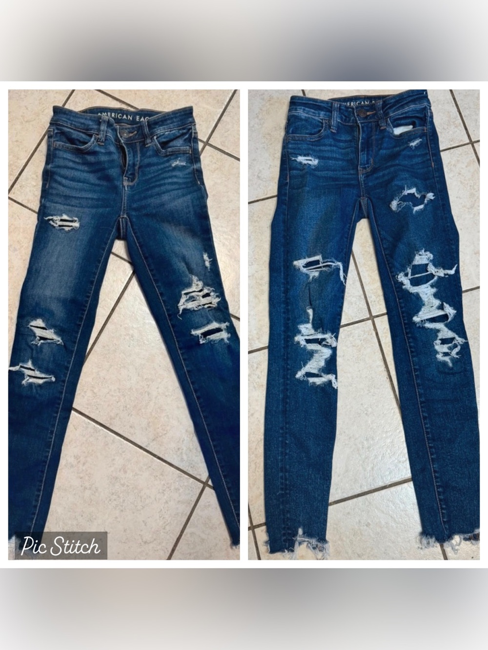 American Eagle Outfitters Next Level Stretch High Rise Skinny Jeans 00 Short